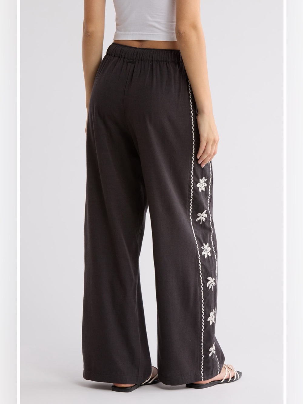 Billabong Days End Cotton Blend Drawstring Pants - Picture 3 of 13